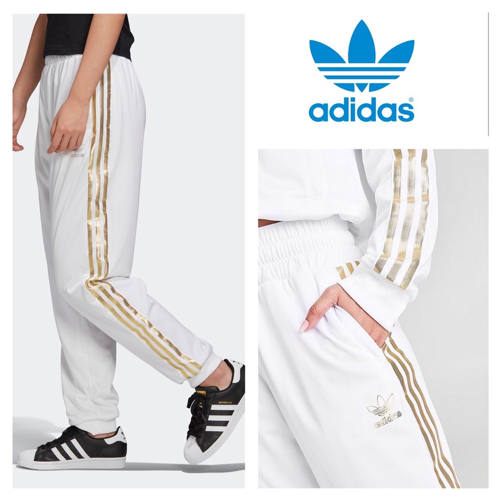 adidas Originals Bling gold SST 2.0 Track Pants